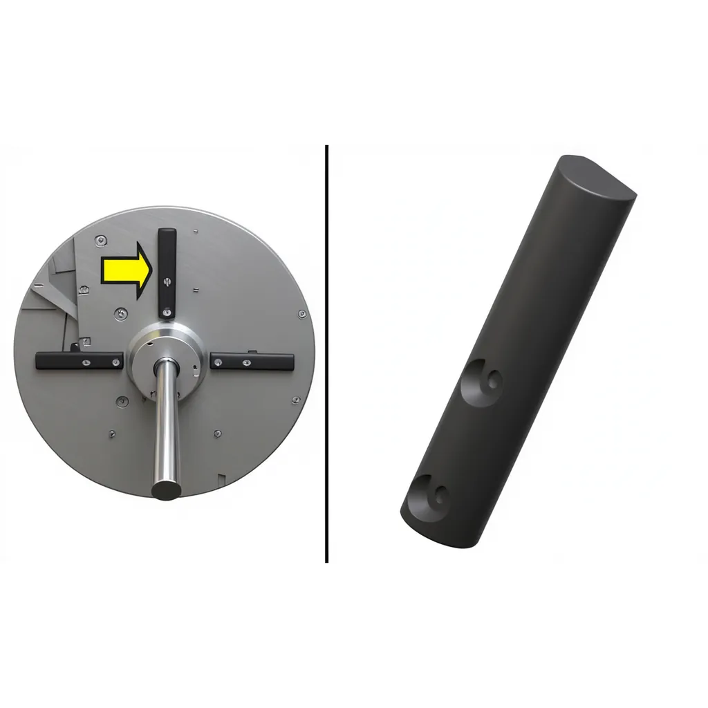 Label-Aire 3309056 — RAIL RWD DISC SUPPORT with Bolts