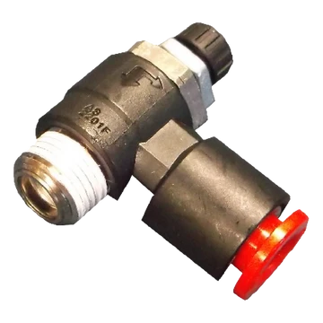 Label-Aire 7452399 — Valve Flow Control 1/8MNPT 1/4PO (Spin&Capture)