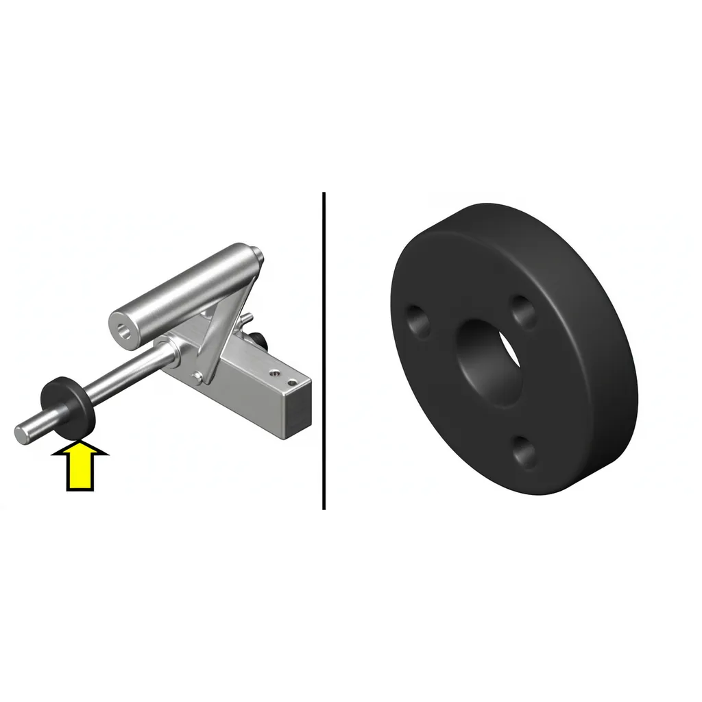 Label-Aire 7470905 — Hub Inner Unwind w/Set Screw