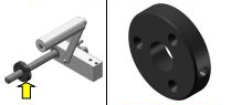 Label-Aire 7470905 — Hub Inner Unwind w/Set Screw
