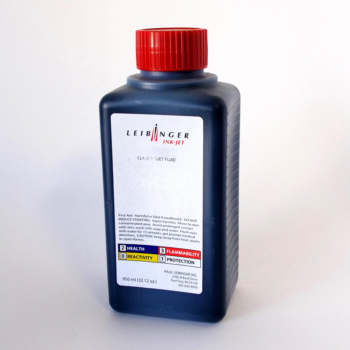 Leibinger Black Inkjet Fluid Ink (950 ml) 70000-00156